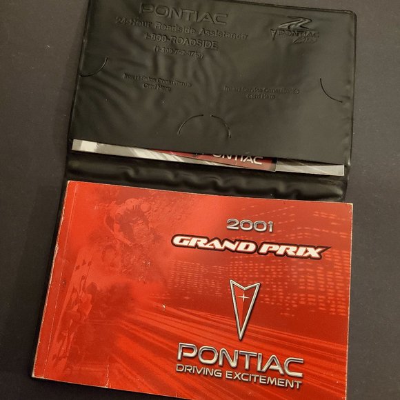 Pontiac 2001 Grand Prix Owner's Manual with Black Cover Protector - Picture 3 of 3